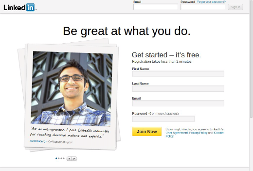 LinkedInHomepage