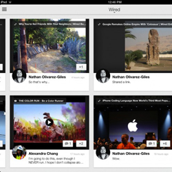 Приложение Google+ для iPad.