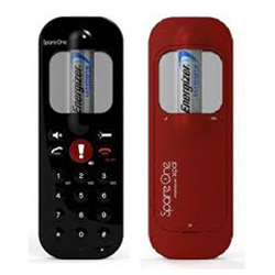 Телефон SpareOne разработан специально для экстренных вызовов.