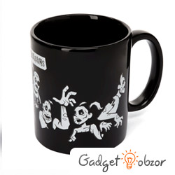 кружка подарок новый год зомби ужасы