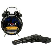 тематические часы гаджеты часы будильник пистолет пристрелить